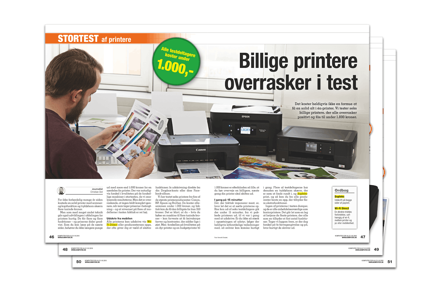Stortest af billige multifunktionsprintere til under 1.000 kr